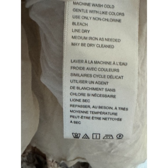 Free People Dress Rows of Roses Long Sleeve Boho Maxi Dress Women's Oversized - Picture 8 of 13